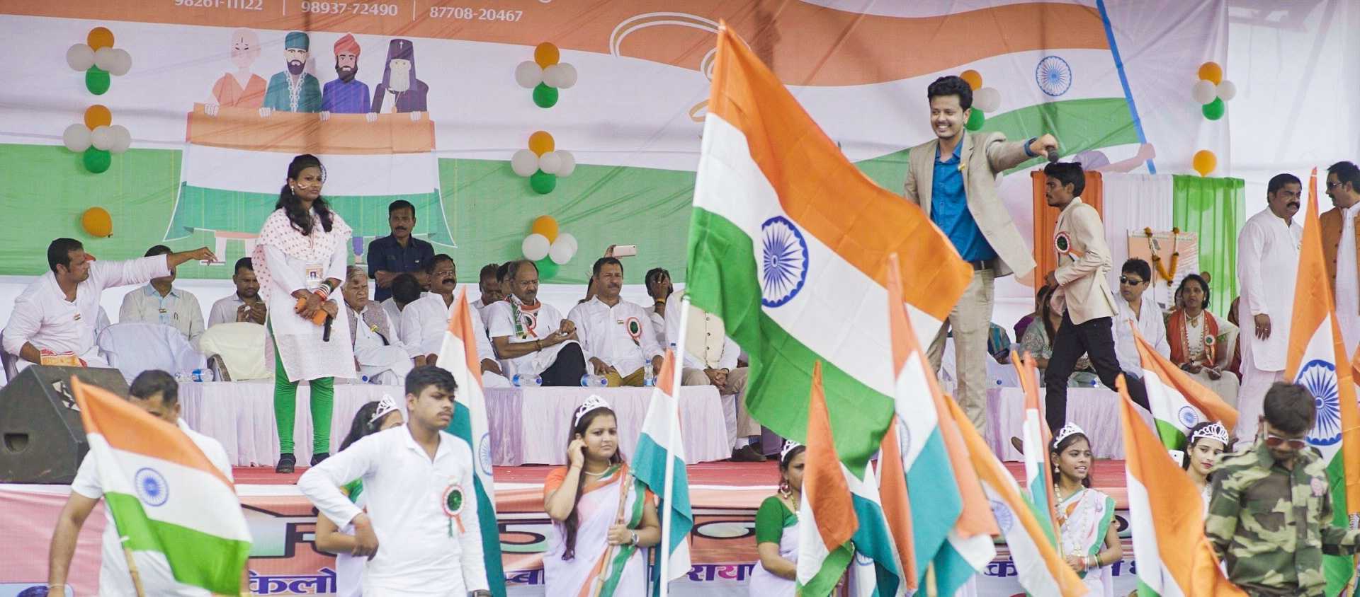 Champions World Record 15-km Tiranga Flag Rally organized by Amir Hashmi